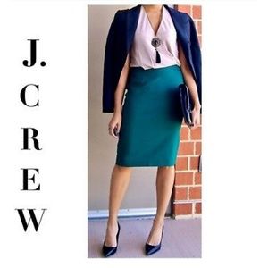 HP!! 🖤 J. Crew Super 120s Pencil Skirt